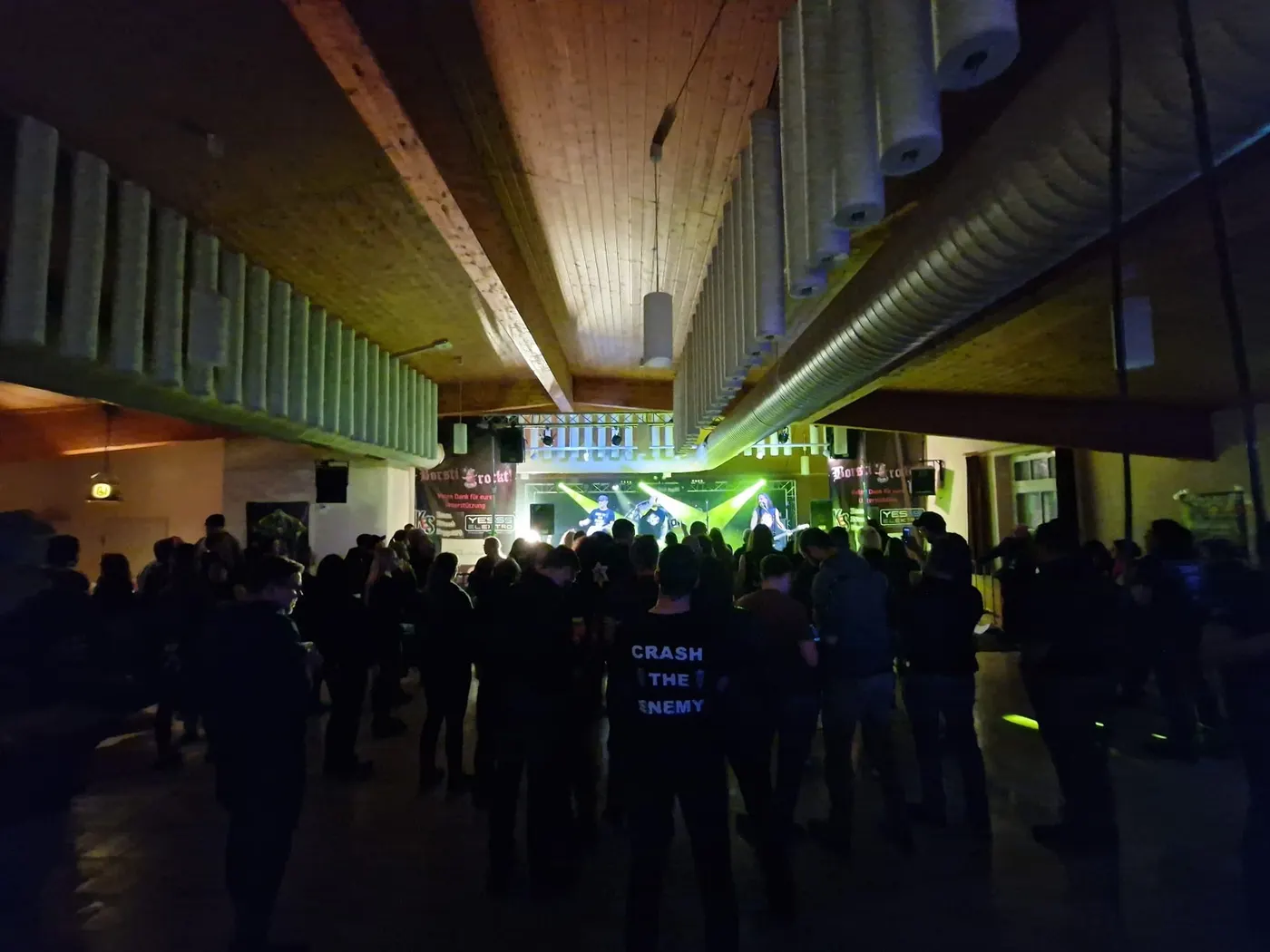Lichtpult während der Veranstaltung
